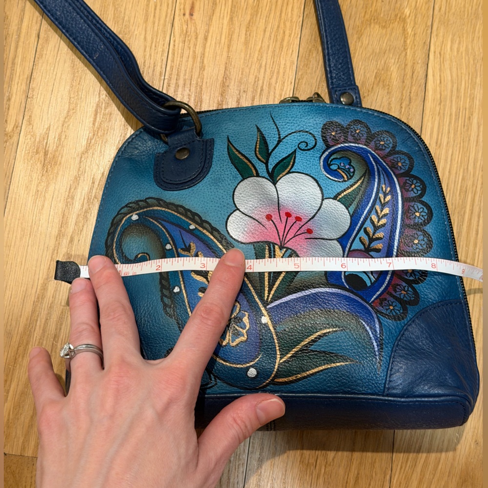 Anna by Anuschka Small Multi Compartment Zip-Arou… - image 9